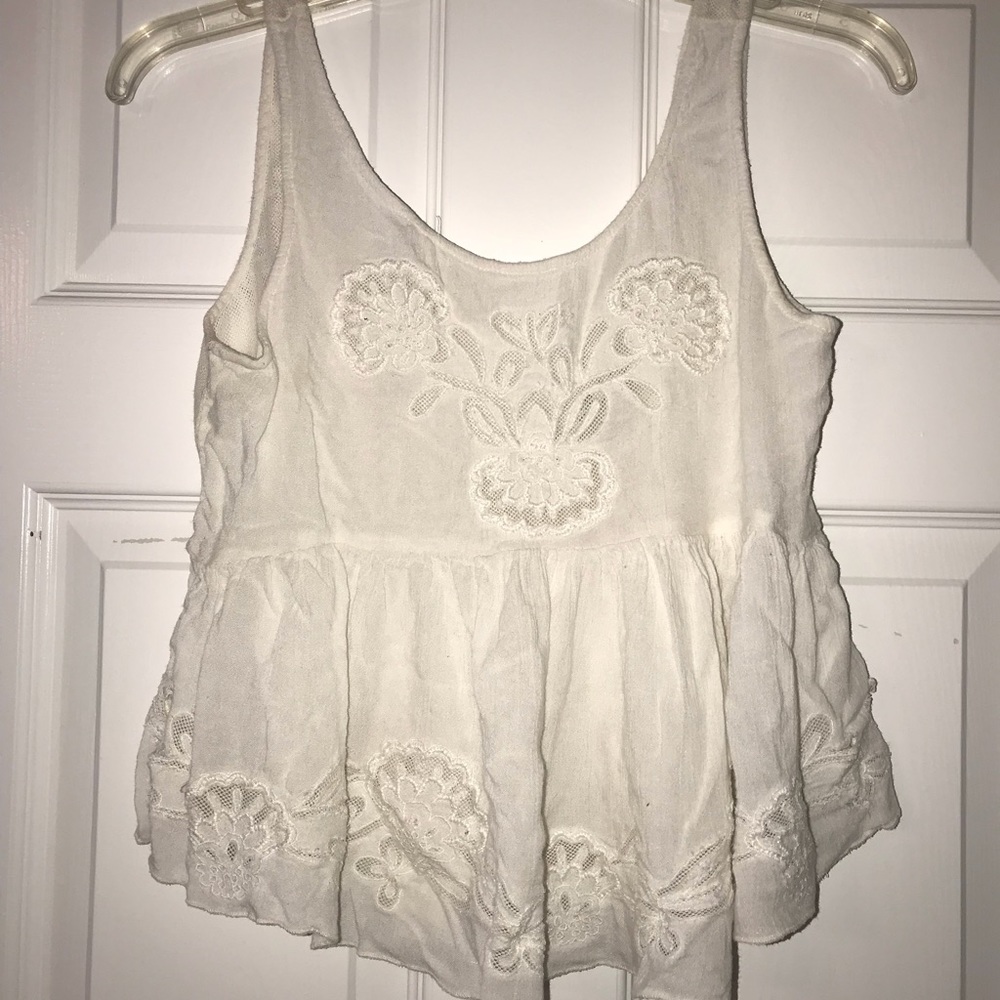 Backless Lace Tank Top